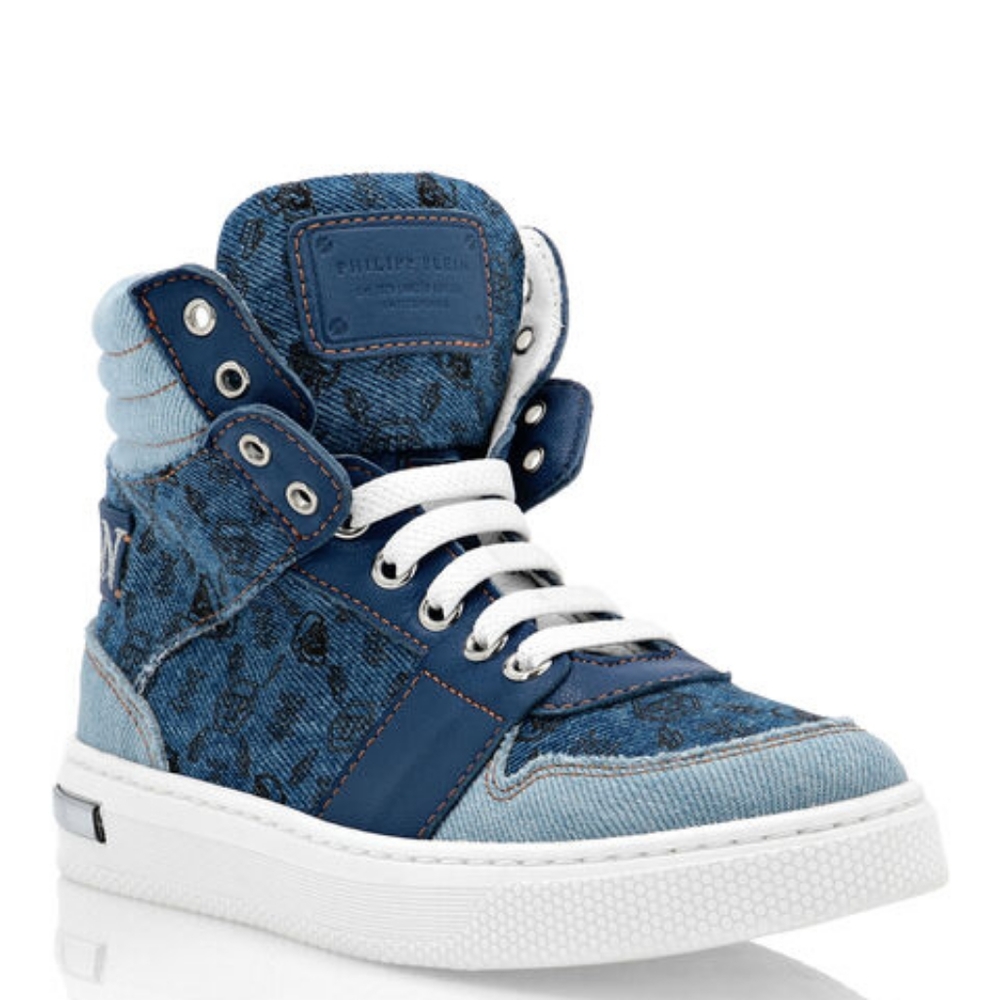 PHILLIP PLEIN HI-TOP SNEAKERS PHANTOM KICKS